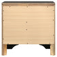 Miranda 3-drawer Nightstand Black