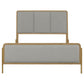 Arini Upholstered Queen Panel Bed Sand Wash and Grey