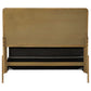 Arini Upholstered Queen Panel Bed Sand Wash and Grey