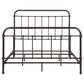 Livingston Metal Eastern King Open Frame Bed Dark Bronze