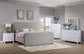 Wren Upholstered Queen Panel Bed Grey