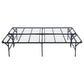 Mabel Metal California King Support Platform Bed Black