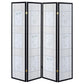 Catabella 4-Panel Room Divider Folding Shoji Screen Floral