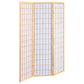 Carrie 3-Panel Room Divider Folding Shoji Screen Natural