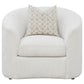 Rainn 3-piece Boucle Upholstered Sloped Arm Sofa Set Latte