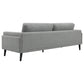 Rilynn 3-piece Upholstered Track Arms Sofa Set Grey