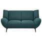 Acton 2-piece Upholstered Flared Arm Sofa Set Teal Blue