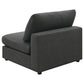 Serene 4-piece Upholstered Modular Sectional Sofa Charcoal