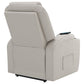 Sanger Upholstered Power Lift Massage Recliner Champagne