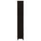 Lewes 4-shelf Engineered Wood Media Tower Cappuccino