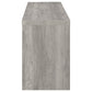 Burke 2-drawer Engineered Wood 59-inch TV Stand Grey Driftwood