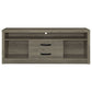 Burke 3-piece 59-inch TV Entertainment Center Grey Driftwood