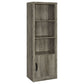 Burke 3-piece 59-inch TV Entertainment Center Grey Driftwood