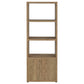 Tabby 3-shelf Engineered Wood Media Tower Mango