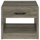 Felix 1-drawer Engineered Wood Side End Table Grey Driftwood