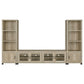 Sachin 3-shelf Engineered Wood Media Tower Distressed Pine