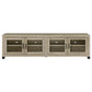 Sachin 3-piece 79-inch TV Entertainment Center Antique Pine