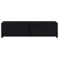 Jupiter 4-door Engineered Wood 79-inch TV Stand Black