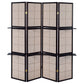 Iggy 4-Panel Room Divider Folding Shoji Screen Cappuccino