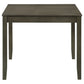Parkwood 5-piece Square Dining Table Set Charcoal
