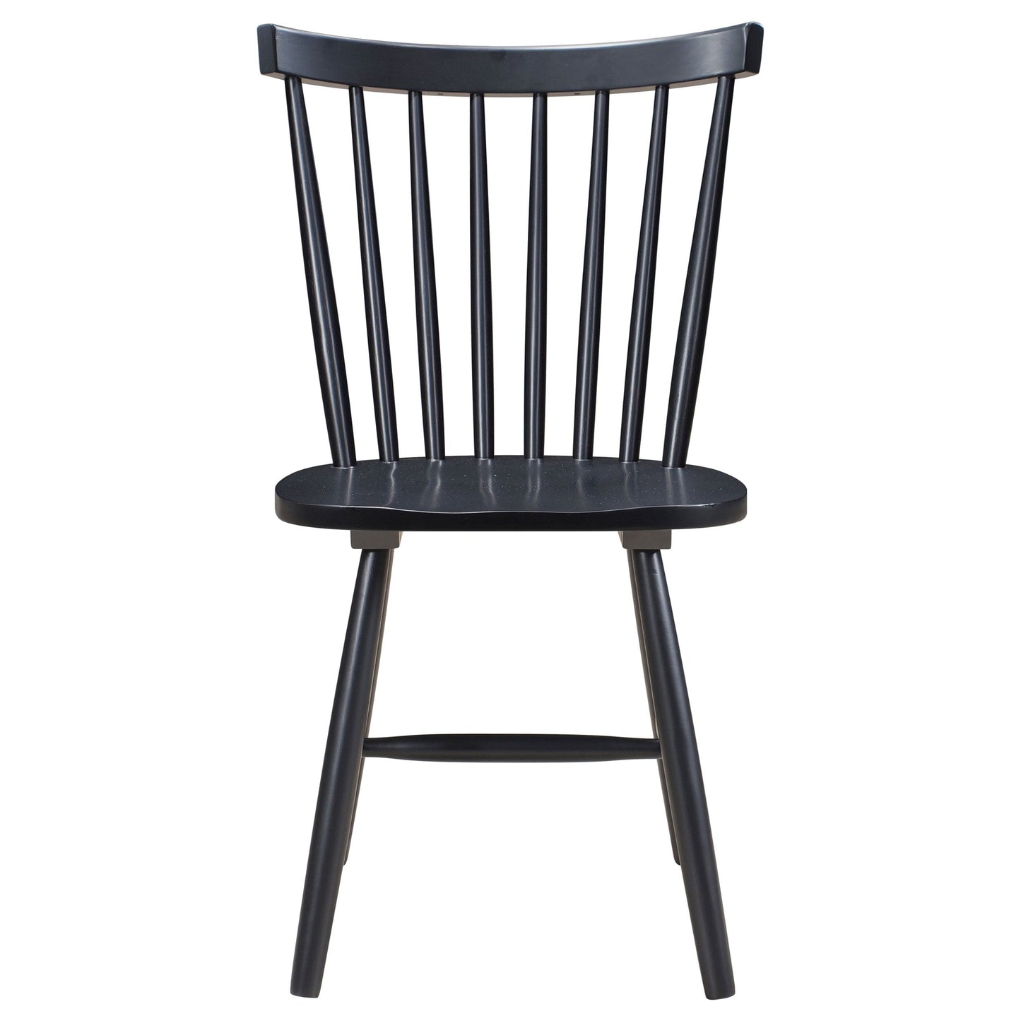 Hollyoak Windsor Spindle Back Dining Side Chairs Black (Set of 2)