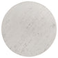 Astoria Round Genuine Marble Coffee Table White