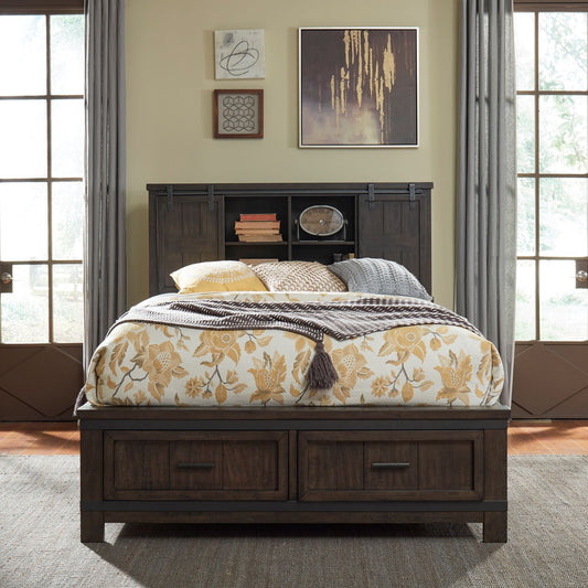 Thornwood Hills - King Bookcase Bed