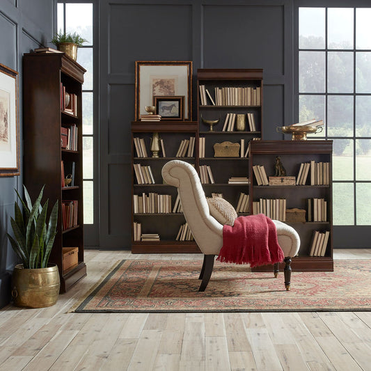 Brayton Manor - Stepped Bookcase Wall