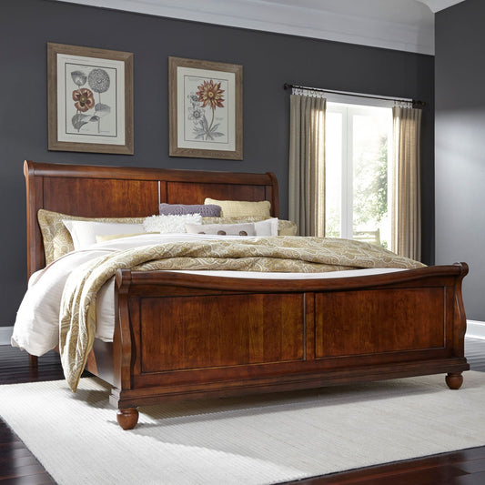 Rustic Traditions - King California Sleigh Bed