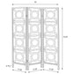 Vulcan 3 Panel Room Divider Folding Shoji Screen Cappuccino