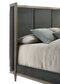 Alderwood Upholstered Eastern King Wingback Bed French Grey