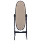 Foyet Wood Adjustable Full Length Cheval Mirror Black