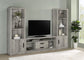 Burke 2-drawer Engineered Wood 59-inch TV Stand Grey Driftwood