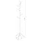 Devlin 6 Hook Freestanding Wood Coat Rack Hat Hanger Grey