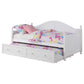 Julie Ann Wood Twin Daybed with Trundle White