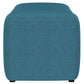 Summer Fabric Upholstered Tufted Accent Bench Peacock Blue