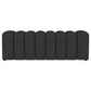 Summer Fabric Upholstered Tufted Accent Bench Charcoal