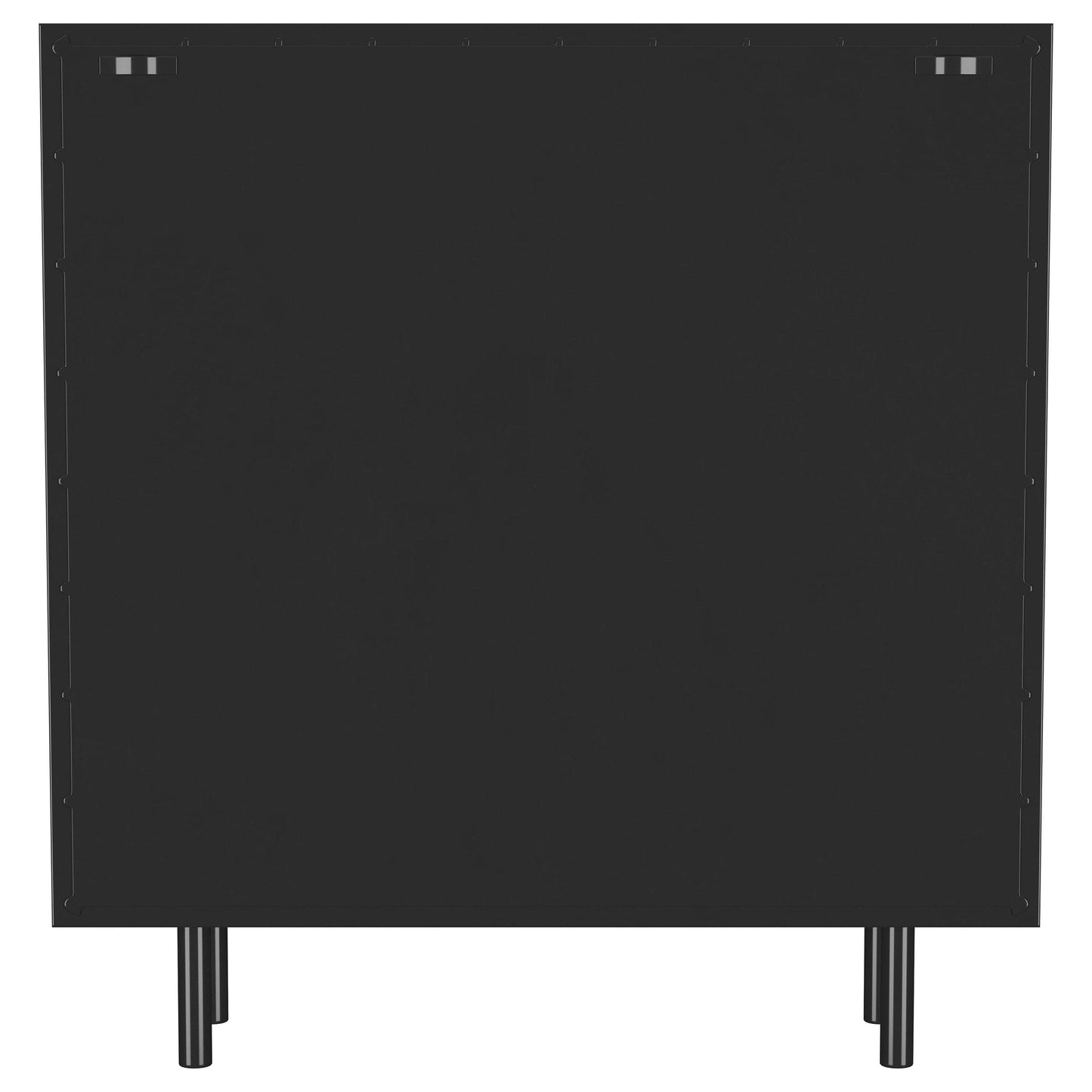 Dalia 2-door Accent Storage Cabinet with Shelving Black