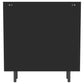 Dalia 2-door Accent Storage Cabinet with Shelving Black