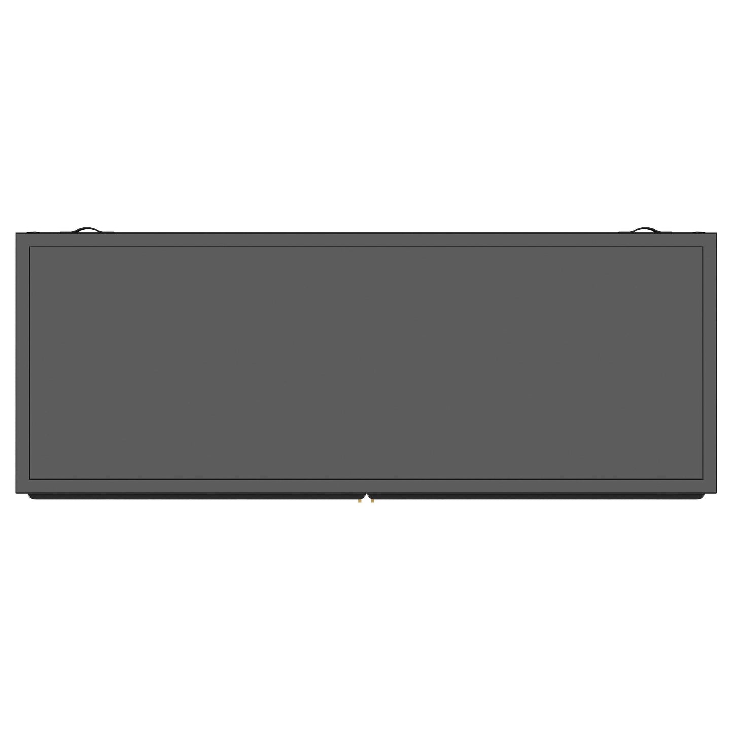 Dalia 2-door Accent Storage Cabinet with Shelving Black