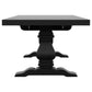 Florence 126-inch Extension Dining Table Distressed Black