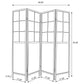 Edwards 4-Panel Room Divider Folding Shoji Screen Natural