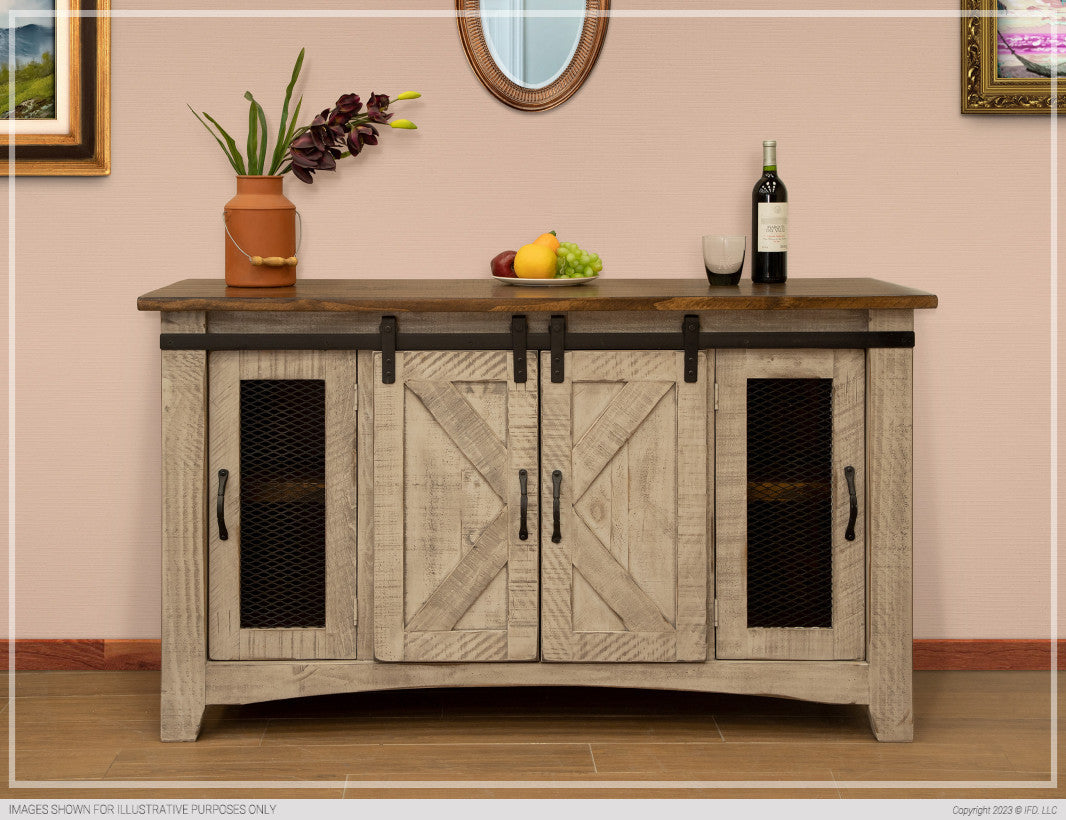 4 Door 70" TV Stand