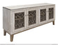 4 Glass Door Console