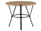 Magnolia 42-inch Round Counter Table, Black and Sand