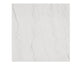 Vida White Marble Top End Table, Black Finish
