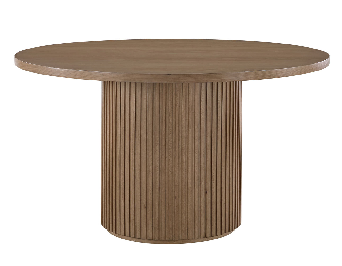 Colvin 52″ Round Dining Table, Toffee finish