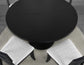 Colvin 52″ Round Dining Table, Black finish