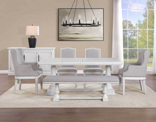Warren 6-Piece 72-90″ Rectangular Dining Set