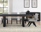 Magnolia 5-Piece 80-96″ Dining Set with Side Chair